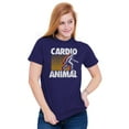 thumbnail image 4 of Cardio Workout Bigfoot Sasquatch Plus Size Crewneck Graphic Tee Shirt Brisco Brands 5X, 4 of 5