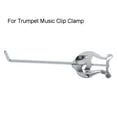 thumbnail image 1 of Portable Metal Trumpet Marching Lyre Clamp On Stand Lightweight Sheet Music Clip, 1 of 9