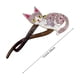 thumbnail image 5 of Horquilla con forma de gato y cachorro de perlas de imitación para el pelo, pinza para el pelo de acrílico, herramienta para peinar el cabello, accesorios para el cabello, 5 of 8
