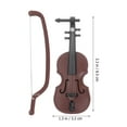 thumbnail image 2 of Miangastore Pendentif de Mariage Forme de Violon Marron 1Ensemble 3.3X1.3X0.6In, 2 of 8