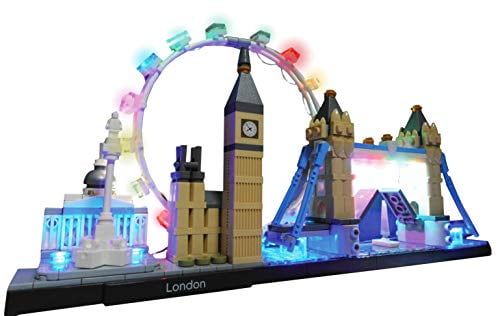 LED Light Kit Fit For Architecture London Skyline Collection 21034 New 