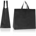 thumbnail image 7 of Simply Cool 50 Pack Black Reusable Eco-Friendly Grocery Shopping Bags 12.6"x6.3"x11.8" Durable, Recyclable Shopping Bags Washable, Foldable, Portable Tote Bags Bulk, 7 of 7