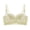 Yellow, variant on JDEFEG Women's Wireless Bras Ladies Underwear Soft Underwire Ultra Thin Gathering Adjustable Sagging Bra Large Size Bra Underwear Polyester Black 44C