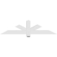 thumbnail image 4 of 60"W x 15"H x 4"D x 4"F, 6/12 Pitch, Kennewick Architectural Grade PVC Gable Bracket, 4 of 8