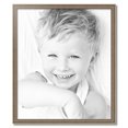 thumbnail image 2 of ArtToFrames 29" x 34" Aged White Gold Picture Frame, 29x34 inch Silver Wood Poster Frame (WOM-2036),  Pack, 2 of 7