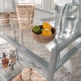 thumbnail image 5 of Sauder International Lux Metal/Glass Bar Cart in Silver Finish, 5 of 13