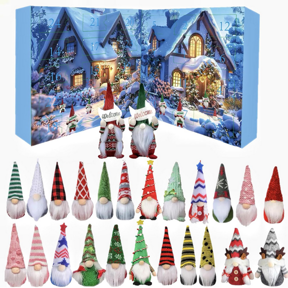 2025 ElfinAdvent Calendar - Collectible Character Elfin Ornaments With 24 days until Christmas, the elfin Advent Surprise Calendar Ornaments make the ideal gift for Halloween or C