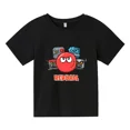 thumbnail image 3 of Ropa bonita de bola roja 2.ª para niños, camiseta de algodón de moda de verano para niños, camiseta de dibujos animados para niños, camisetas casuales de manga corta para niñas pequeñas, 3 of 5