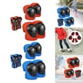 thumbnail image 1 of Juego de equipo de protección para , , transpirable, seguro, ligero, muñequera, rodilleras para , ciclismo, bicicleta, escalada en roca, esquí rojo azul DYNWAVEMX Almohadillas de protección, 1 of 8