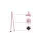 thumbnail image 3 of CORBATAS CASUAL DE LUNARES PARA EL DÍA DEL PADRE, HOMBRES, NARROW SLIM, AUTOAJUSTABLE, NECKTIE NEGOCIO, PINK, TALLA ÚNICA, 3 of 5