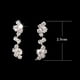 thumbnail image 4 of Pendientes de strass Collar de strass para mujer y niña Pendientes de borla con strass Collar para mujer y niña Pendientes de botón para mujer, 4 of 8