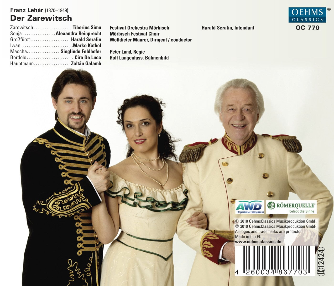 Wolfdieter Maurer - Der Zarewitsch - Music & Performance - CD