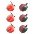 thumbnail image 1 of Un conjunto de pegatinas con mensajes de verduras y frutas pegatinas tridimensionales 3D para refrigerador de PVC de frutas, 1 of 5