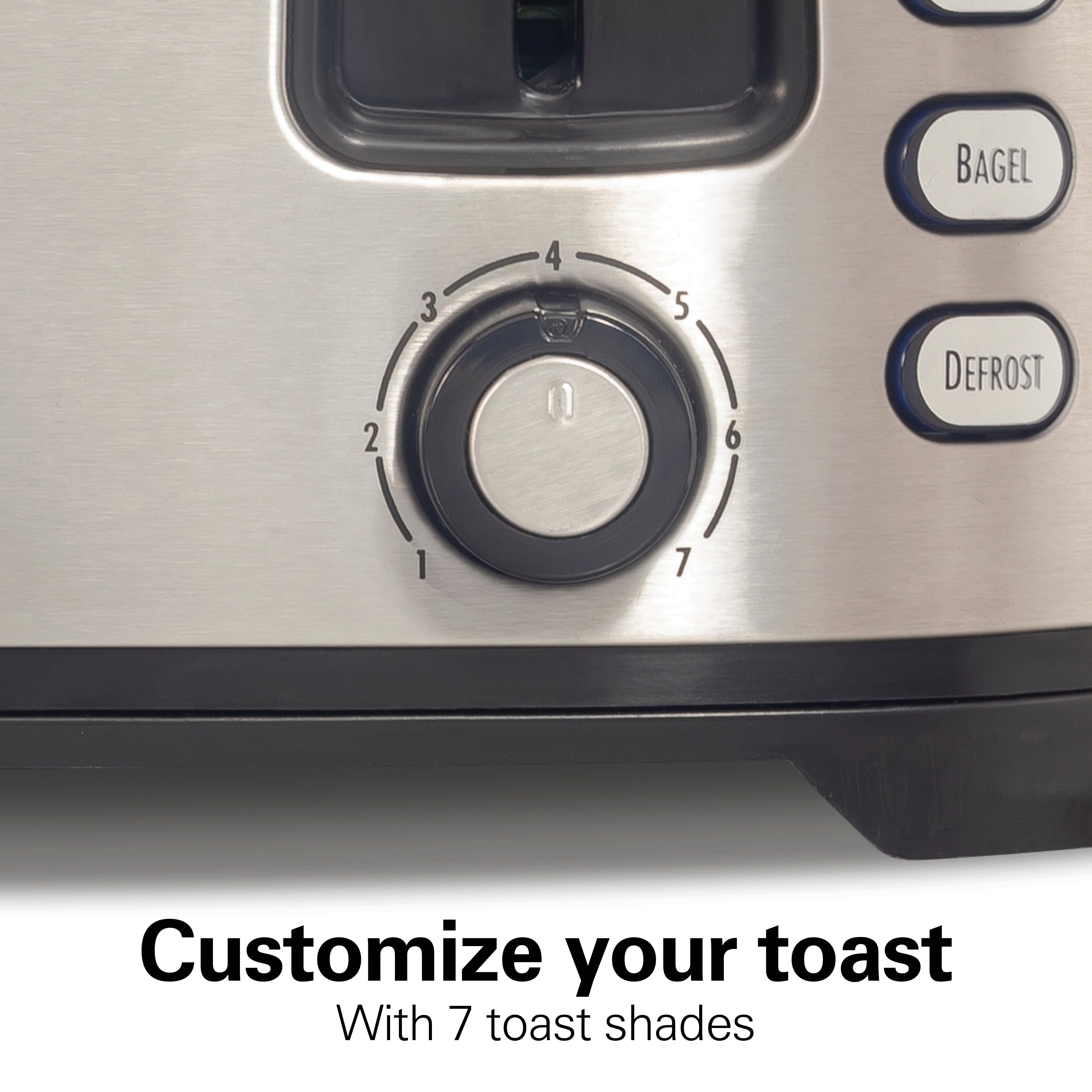 Hamilton Beach 4 Slice Long-Slot Toaster with Sure-Toast One-Slice  Technology - 24820