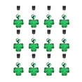 thumbnail image 2 of 12 decoraciones para árboles de San Valentín, decoración de pared de jardín para patio trasero, trébol de buena suerte, adorno colgante para Ropa, zapatos y accesorios Miscelánea suave 12 piezas Sonducket AP008832-01B, 2 of 6
