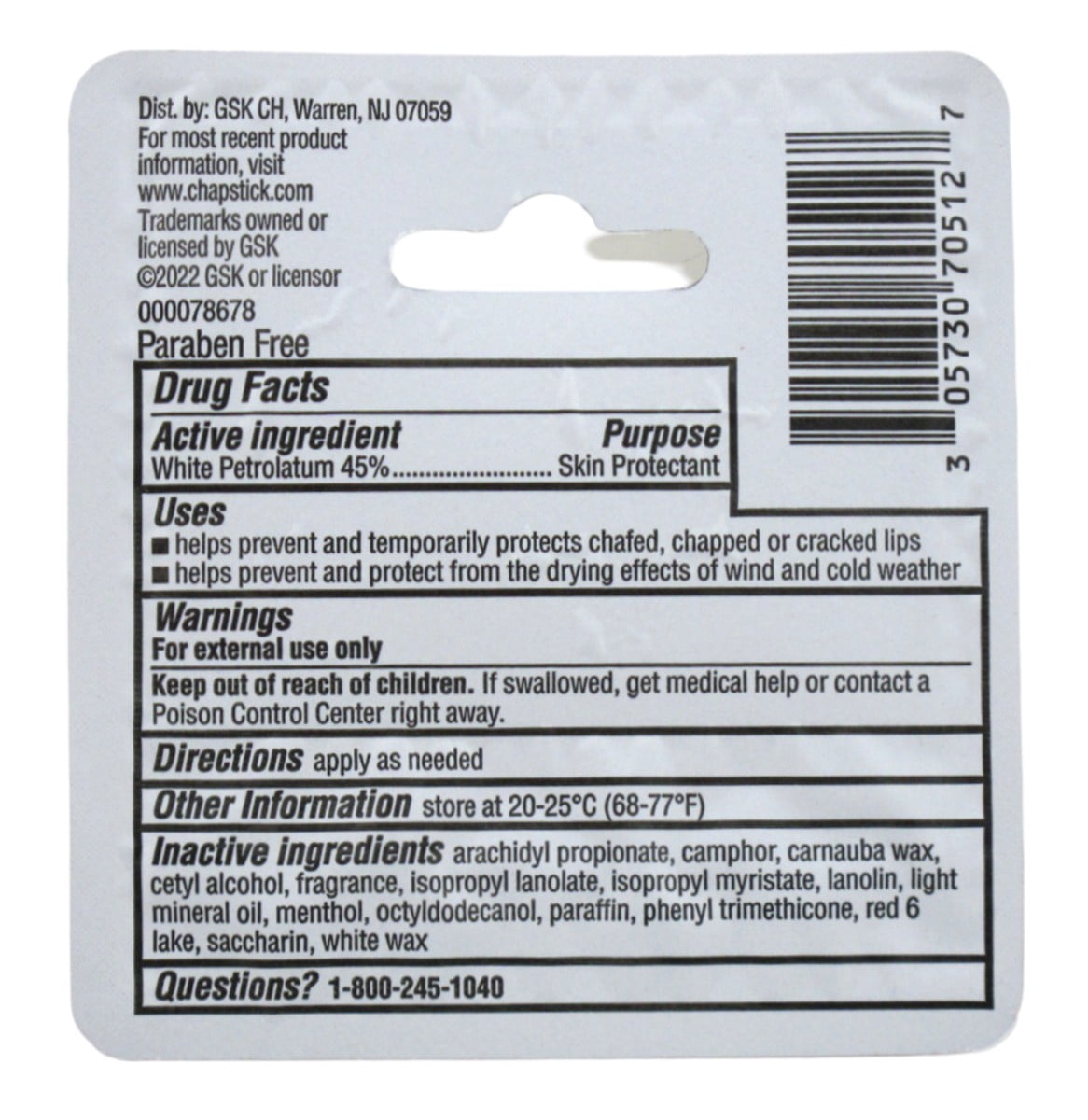 Chapstick Classic Cherry 0.15 Ounce (Pack of 12)