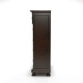 thumbnail image 6 of Violeta Transitional Wooden 5-Drawer Chest, Dark Cherry, 6 of 6