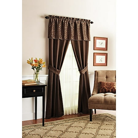 Better Homes and Gardens Quatrefoil Complete Window Curtain Set