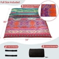 thumbnail image 2 of Colchón MAXYOYO, futón bohemio completo, 137 x 203 cm, plegable, 2 of 8