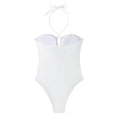 thumbnail image 3 of JIAYUE Women's One-Piece Swimsuit Halter Neck Fashion Sleeveless Backless Sexy Solid Color Comfortable For Beach Pool Cozy Female Swimwear, 3 of 6