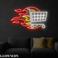 thumbnail image 4 of Glownneon Shopping Cart Led Art For Shopping Mall And Supermarket Deco, 4 of 5