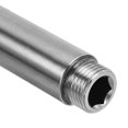 thumbnail image 2 of 2Pcs Shower Head Extension Arms Stainless Steel G1/2 Male to Female 90mm Length, 2 of 9