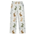 thumbnail image 2 of FORMRS Kids Pajama Pants with Pockets Size 6-8Y Boys Lounge Sleep Bottoms, Cartoon Bunnies, 2 of 8