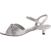 dyeables women's fiesta sandal,silver/metallic,6.5 m