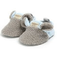thumbnail image 2 of Baby Booties Faux Fur Sheep Shape Non-Slip Soft Sole Crib Shoes, 2 of 6