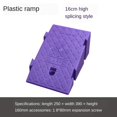 thumbnail image 4 of fastboy Rampe Portable pour Fauteuil Roulant, Rampe de Seuil Antidérapante Violette 16cm, 4 of 6