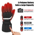 thumbnail image 2 of Savior Heat Rechargeable Motorcycle Gloves Battery Heated Winter Gloves with Hard Knuckles Protection for Men Women Motocross, BMX ATV MTB Cycling, Road Racing (7.4v 2200mah ), 2 of 8
