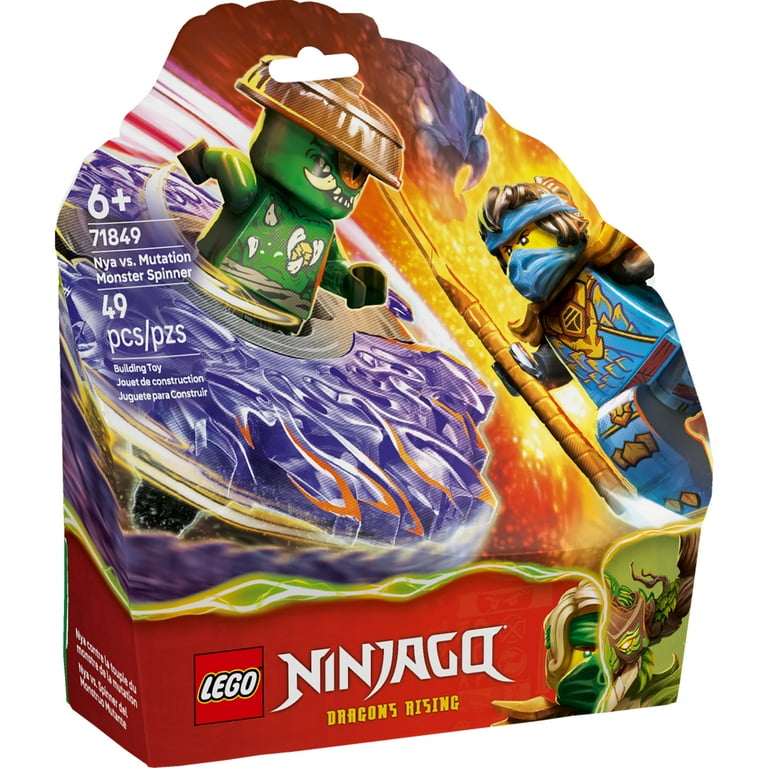 LEGO NINJAGO Nya vs. Mutation Monster Spinner Building Toy for