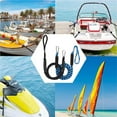 thumbnail image 2 of Boat Bungee Dock Lines Cords Docking Rope Watercraft Jet Ski Pontoon Canoe Power Boat Mooring Rope Accessories ,Easy to use, 2 of 4