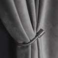 thumbnail image 2 of WiseWater Luxury 2 Piece Solid Print Blackout Velvet Curtains, 2 of 9