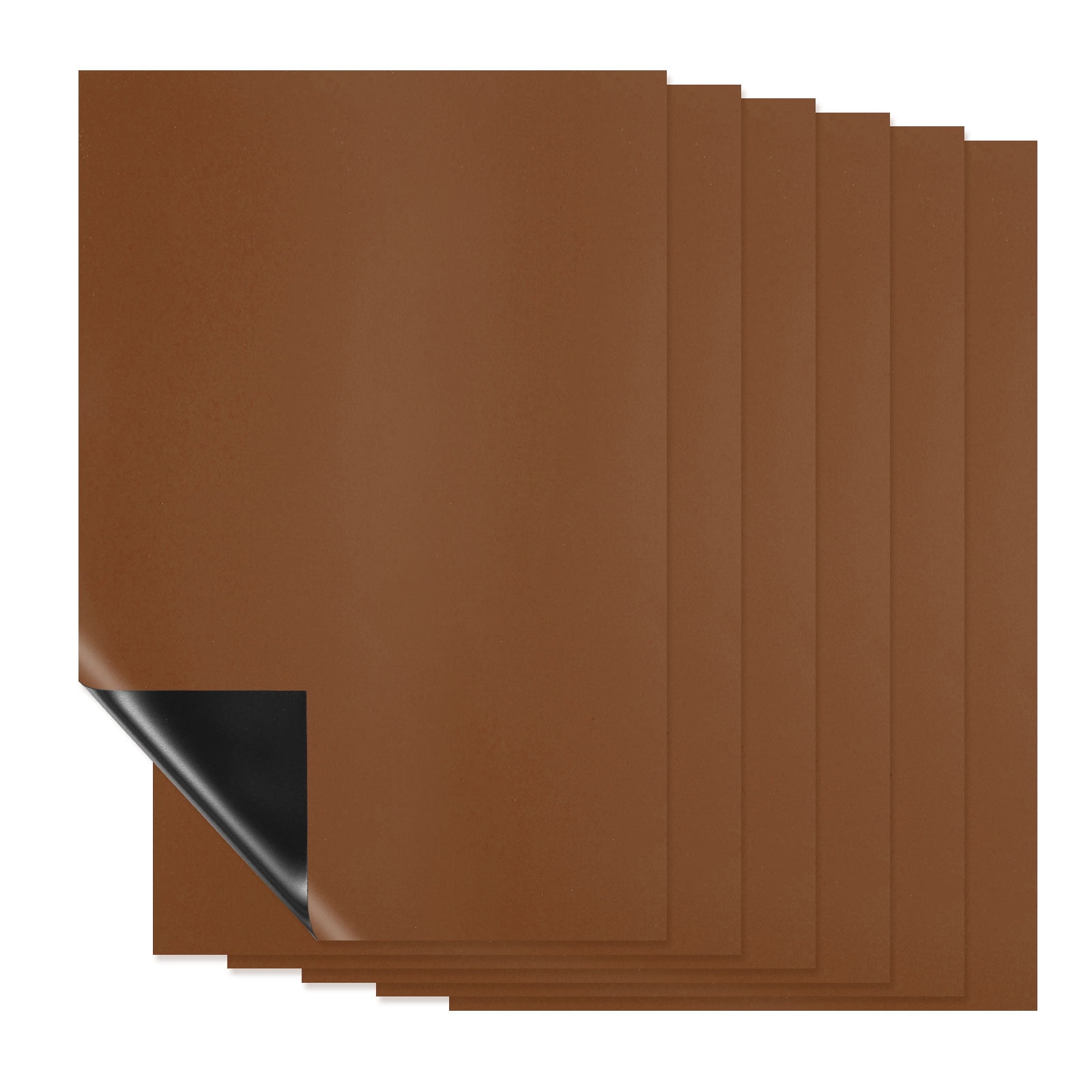 Uxcell Magnetic Dry Erase Board Sheet for Fridge - Kitchen Organizer and Planner Brown