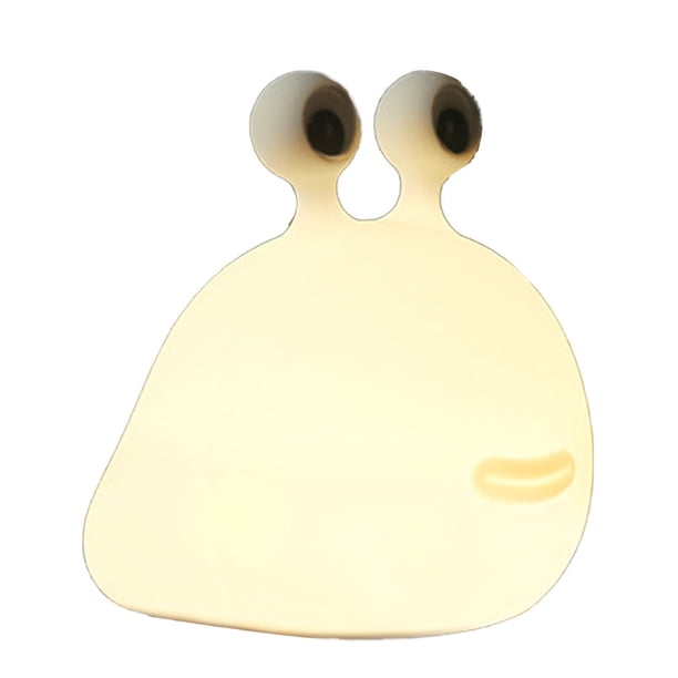 Luz nocturna de babosa de silicona NikouMX Lámpara de noche linda de babosa