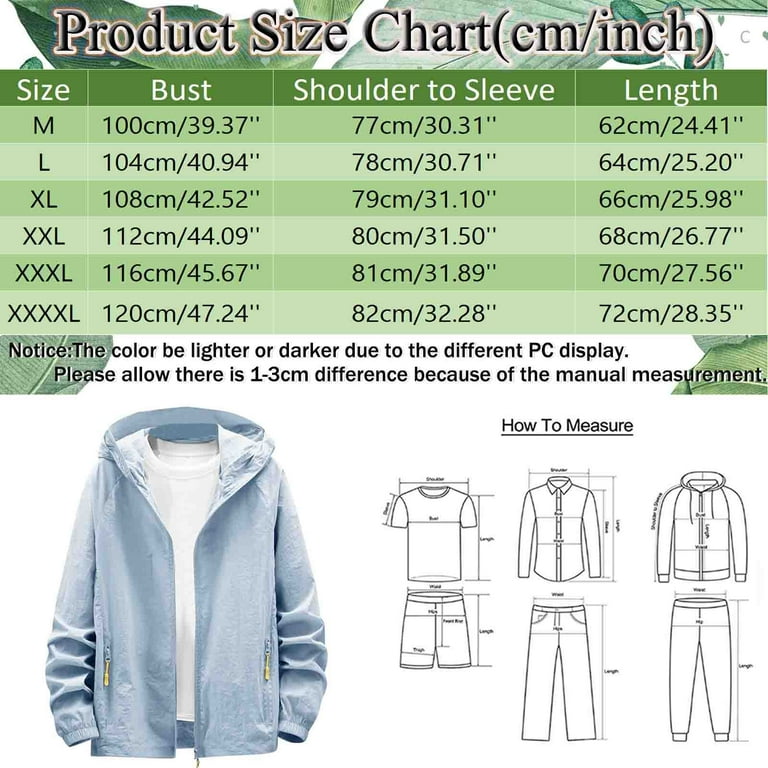 Baqcunre Winter Jackets For Men Male Spring And Summer Sunscreen