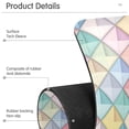 thumbnail image 4 of Yayeee Faucet Mat for Kitchen Sink 30" Diatomite Long Splash Guard Pad, Colorful Geometric, 2 Pack, 4 of 7