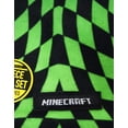 thumbnail image 4 of Set de gorro y guantes Minecraft Boy's Creeper Checkered Kids, 4 of 9