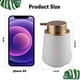thumbnail image 2 of Dispensador de jabón de manos en loción de cerámica, bomba fácil de presionar, dispensador de desinfectante de manos para baño recargable, 2 of 5