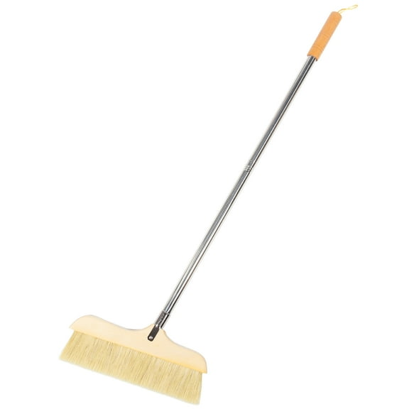 Kitchen Bristle Broom Soft Wooden Rug Cleaning Brush for Hardwood Floors Furniture Anti-static