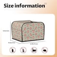 thumbnail image 5 of Lsque Pigs Exercising Print 4 Slice Toaster Cover , Kitchen Appliance Dustproof Protector , Toaster Protector Dustproof Kitchen Appliance Cover, 5 of 7