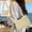 Beige, variant on Straw Shoulder Bag for Women Summer Small Boho Woven Shoulder Purse Beach Vacation Tote Bag Handbag