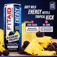 thumbnail image 3 of FITAID ENERGY, 200mg Natural Caffeine, Keto, Blackberry Pineapple, 12-oz. cans (Pack of 24), 3 of 7