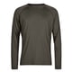 thumbnail image 1 of Tee Jays - Camiseta de CoolDry de Manga Larga para Hombre (Negro Mezcla), 1 of 2