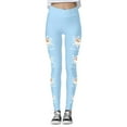 thumbnail image 4 of WILLBEST Leggings de Mujer, Cintura Alta, para Entrenamiento, Yoga, Pantalones Suaves, Elásticos, con Estampado Navideño, Bloques de Color, Cómodos, para Fitness Extra Grande, 4 of 4