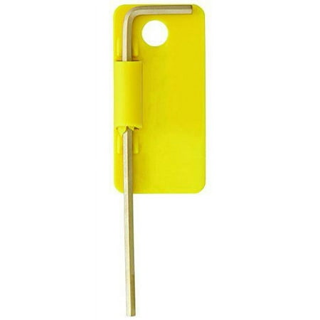 UPC: 0037231382865 | bondhus 38286 17mm goldguard plated hex l-wrench -short