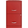 thumbnail image 3 of Lorell LLR14341RD 18 in. 2 File Cabinet Drawer - Red & Baked Enamel, 3 of 4