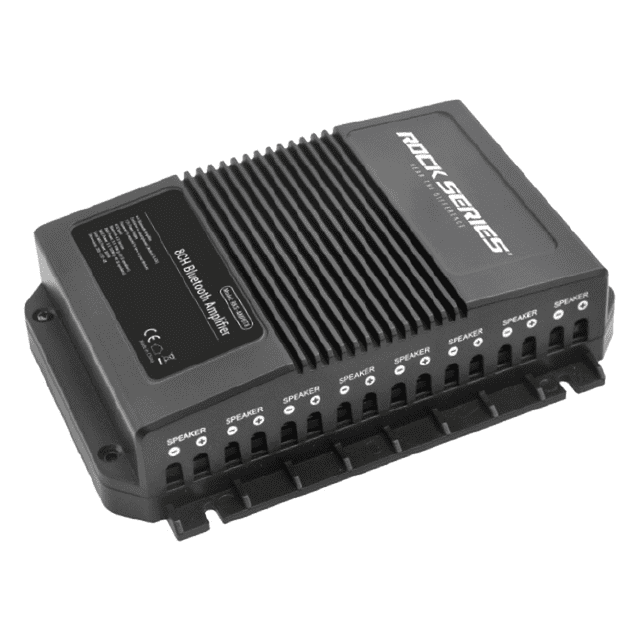 Amplificador 8 Canales Rock Series RKS-AMPBT8 800 Watts Clase D Bluetooth Android iOS Rock Series RKSAMPBT8