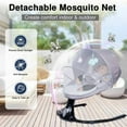 thumbnail image 6 of JieC Baby Swing for Newborns - Electric Motorized Infant Swing with Bluetooth Music, 12 Preset Melodies & Remote,Gray, 6 of 7